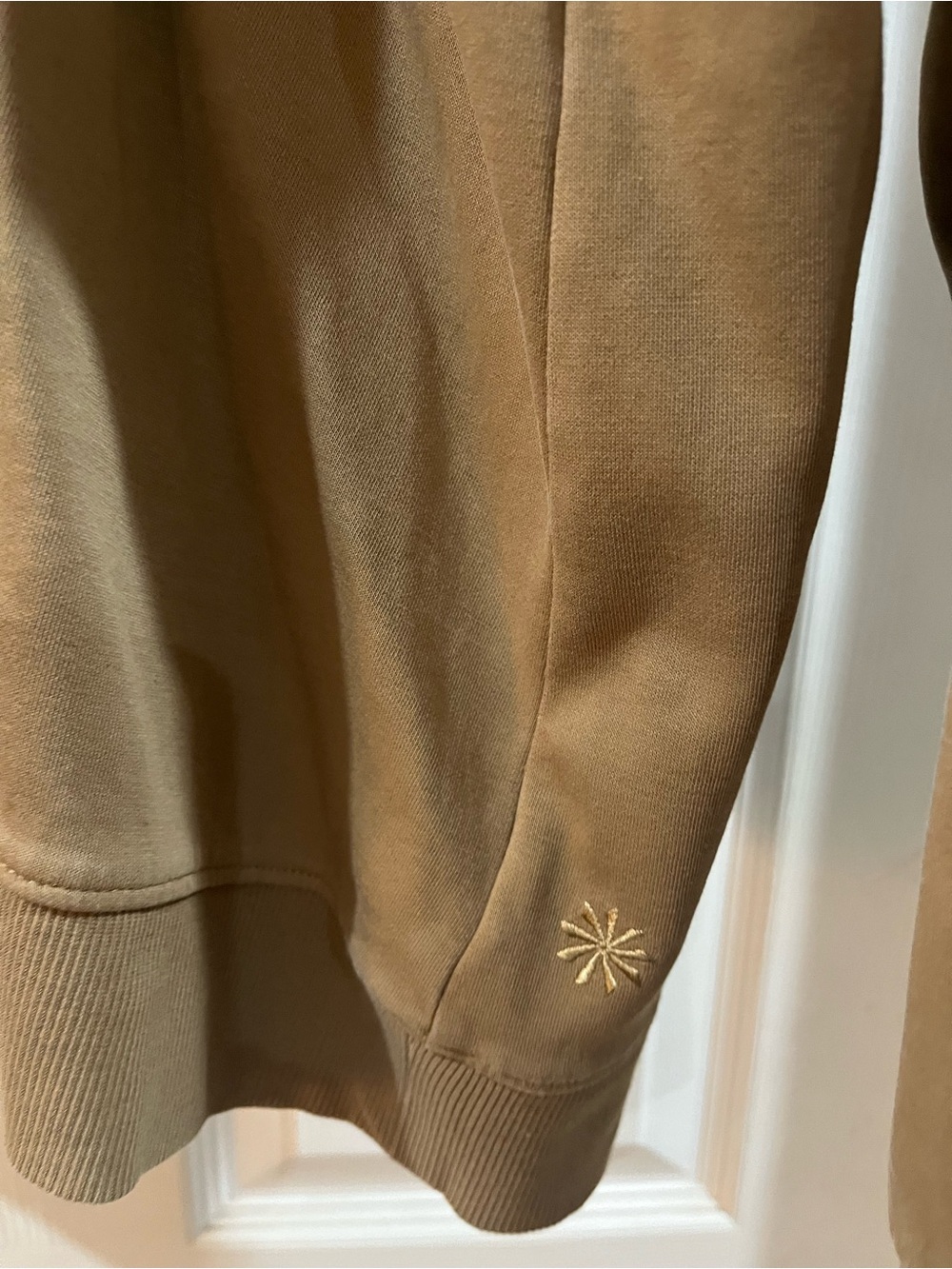 Athleta Olive/Khaki Crewneck Hoodie Sweatshirt- XL - Picture 3 of 4